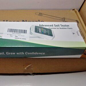 garden hose with soil reader combo